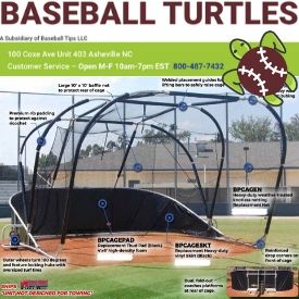 baseball turtles hitting practice cages portable